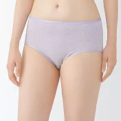 【MUJI 無印良品】女針織高腰內褲 S 薰衣草紫