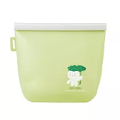 【仁舟淨塑】雲朵好矽袋1500ml-2色(微波食物袋/密封袋/保鮮袋/分裝袋/舒肥袋) 大地綠