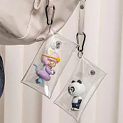 【素包包】萬用收納零錢鑰匙卡片遛娃盲盒小掛包PVC透明(33464010) _8X16