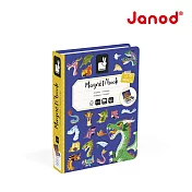 【法國Janod】磁鐵遊戲書-噴火龍
