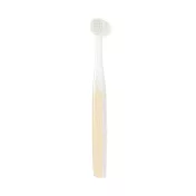 【MUJI 無印良品】可替換刷頭的牙刷(寬刷頭)/黃.柔軟刷毛  黃