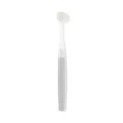 【MUJI 無印良品】可替換刷頭的牙刷(寬刷頭)/灰.一般刷毛  灰