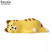 【DECOLE】concombre 只想躺平 躺平懶懶貓  虎斑