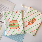 【袋走】台灣小物袋    漢堡熱狗