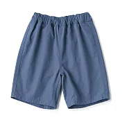 【MUJI 無印良品】幼兒速乾五分褲 80 藍色