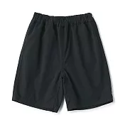 【MUJI 無印良品】幼兒速乾五分褲 90 黑色