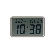 【MUJI 無印良品】數位時鐘/大/灰長247x寬148x高44mm
