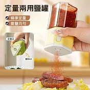味滿兩用調味瓶 按壓式定量調料罐 黃色240ml