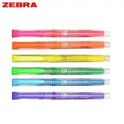 (限量送1支)ZEBRA SPARKY-1 直液式螢光記號筆6色