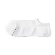 【MUJI 無印良品】男清爽舒適棉質淺口直角襪25-27cm 白色
