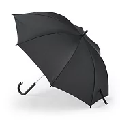 【MUJI 無印良品】晴雨兩用識別加掛長傘60 黑色