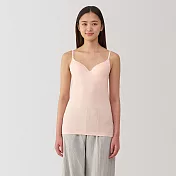 【MUJI 無印良品】女柔滑罩杯式細肩帶 S 淡粉