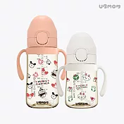 UBMOM防逆流水杯 冬季限定_ 白色禮物狗狗(200ml)