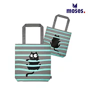 【德國Moses】黑貓艾德購物袋(五款任選)- 宿醉