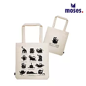 【德國Moses】黑貓艾德購物袋(五款任選)- Yoga