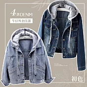 【初色】素色拼接口袋長袖休閒夾克外套-6款任選-30936(M-2XL/F可選) M A.黑色