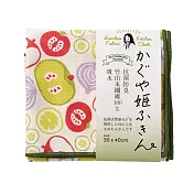 【日本Habituel】竹纖維防臭 萬用擦拭布巾 ‧ 蘋果