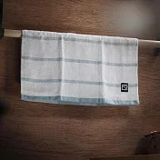 【日本金野毛巾】日本大阪泉州 條紋薄手純棉手巾 ‧ 藍