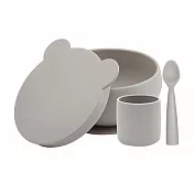土耳其minikoioi-小美食家碗杯匙3件組- 銀河灰