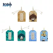 原神主題系列護身符（3入組）（魈、優菈、鍾離）