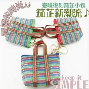 【阿嬤的時尚】台味復刻笳芷耳機鑰匙零錢小包- 三色可選 紅