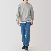 【MUJI 無印良品】男吉貝木棉混丹寧直筒褲 29 藍色