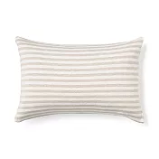 【MUJI 無印良品】棉天竺枕套/43/ 混米橫紋