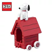 【日本正版授權】TOMICA 騎乘系列 R01 史努比 x House Car Snoopy 玩具車 多美小汽車 887270