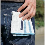 【日本今治Hartwell】SuperDry極速乾 雙層珪藻紗 今治手帕 ‧ 藍