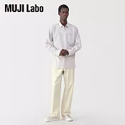 【MUJI 無印良品】MUJI Labo男和紙混粗織斜紋5口袋寬版褲 29 原色