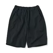 【MUJI 無印良品】兒童速乾五分褲 110 黑色