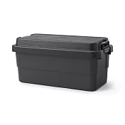 【MUJI無印良品】耐壓收納箱/特大/黑/約70L