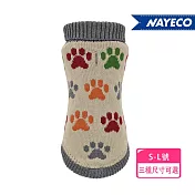 【西班牙Nayeco納伊格】時尚針織毛衣 小腳印 45cm/L