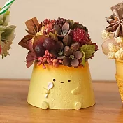 【日本Green House】喫茶店 甜點裝飾小花盆 ‧ 焦糖布丁