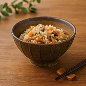 【日本Kakuni】縞一珍 窯燒陶瓷飯碗290ml ‧ 大地