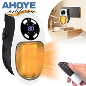 【AHOYE】液晶定時壁掛無線遙控暖風機 (電暖器 掛暖機 加熱器 暖氣機 )