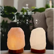 吾吉開運鹽燈－豐盛天使組 冰晶白鹽燈+豐盛天使卡