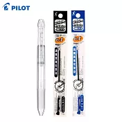 (1筆2芯)PILOT COLETO 超細變芯筆4色  透明