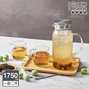 【美國康寧】Snapware 淨漾耐熱玻璃壺杯組 (1750ml壺+500ml杯*2)