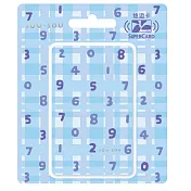 SOU．SOU SUPERCARD悠遊卡-SO-SU-U十數和隨性格子 (藍)【受託代銷】