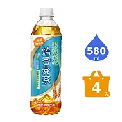 《黑松》茶花焙香麥茶580ml (4入/組)