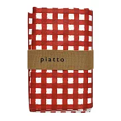 【日本現代百貨】Piatto防水野餐墊150cm(2~3人用) ‧ 格紋(紅)