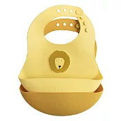 比利時 Trixie 動物造型矽膠圍兜2入組- 陽光獅子