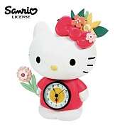 【正版授權】Enesco 凱蒂貓 桌上時鐘 造型時鐘/滑動式秒針/靜音時鐘/指標時鐘 Hello Kitty/三麗鷗/SANRIO