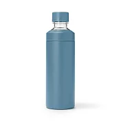 【MUJI 無印良品】不鏽鋼保冷杯/碳酸飲料用/600ml/藍1入
