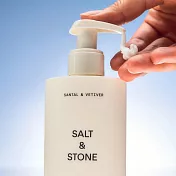 美國SALT&STONE 維生素B3保濕身體乳206ml-檀香岩蘭草