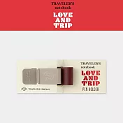 TRC Traveler’s Notebook LOVE AND TRIP限定- 限定筆套(酒紅)