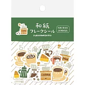 【日本Wa-Life】散裝和紙貼紙包20入 ‧ 咖啡