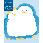 【日本Wa-Life】夏限定｜美濃和紙插畫信封紙組 ‧ 雙胞胎企鵝