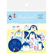 【日本Wa-Life】夏限定｜散裝和紙貼紙包20入 ‧ 企鵝祭典